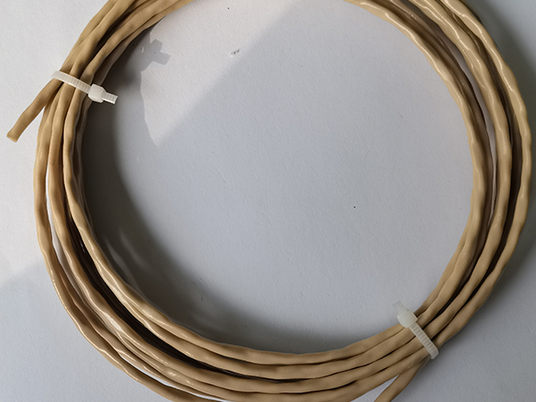 Radiation resistant PEEK wire and cable